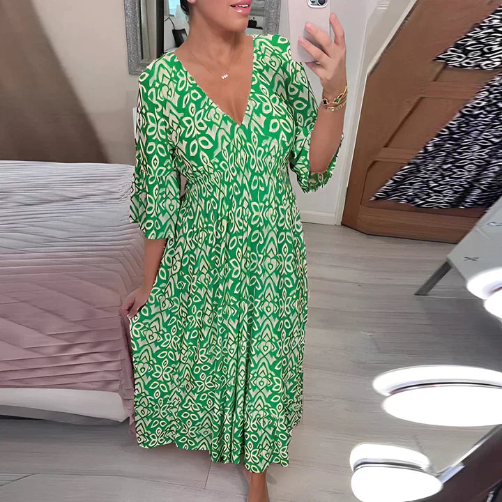 Frieda Airy V-Neck Summer Dress