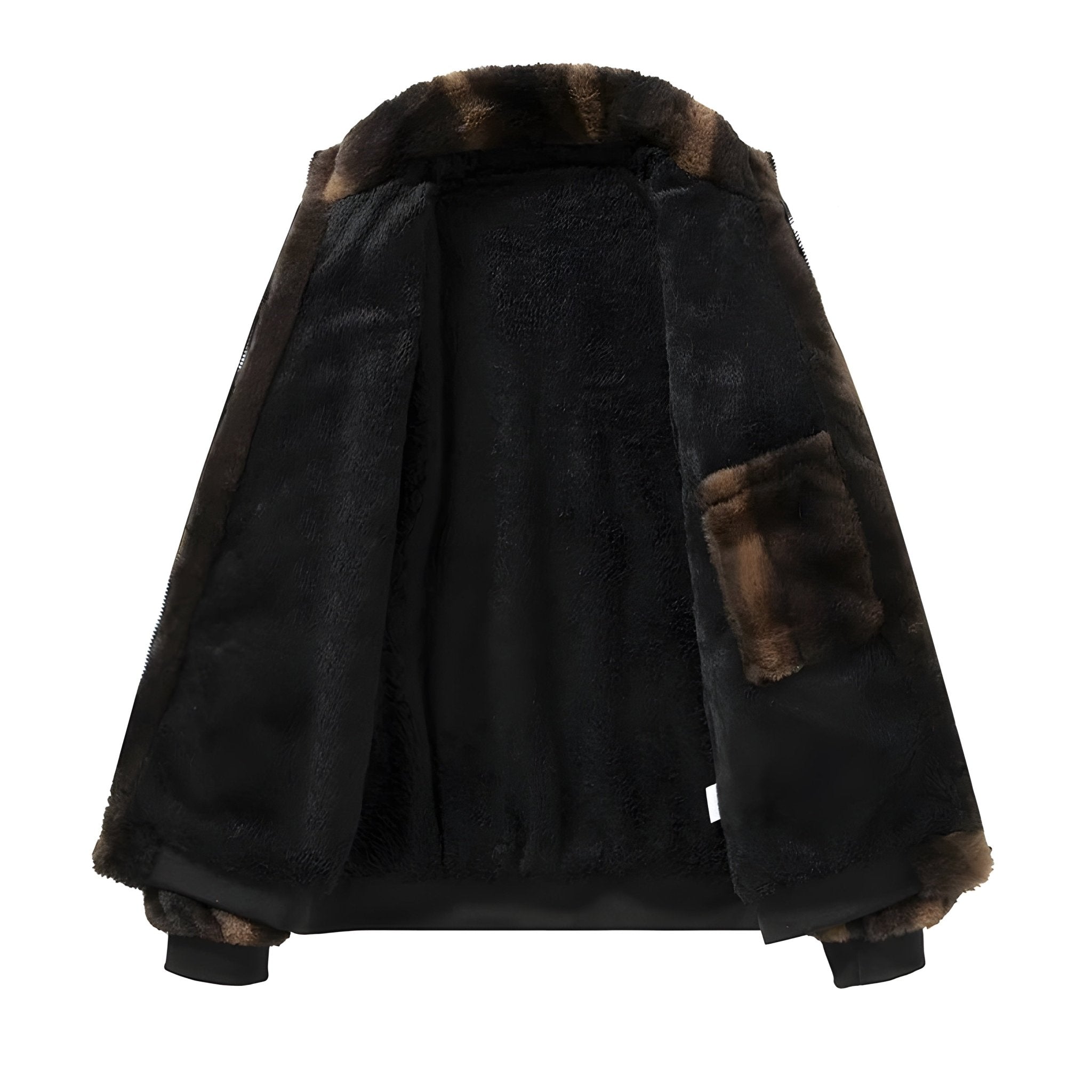 Harald - Stylish Retro Faux Fur Jacket for a Trendy Look