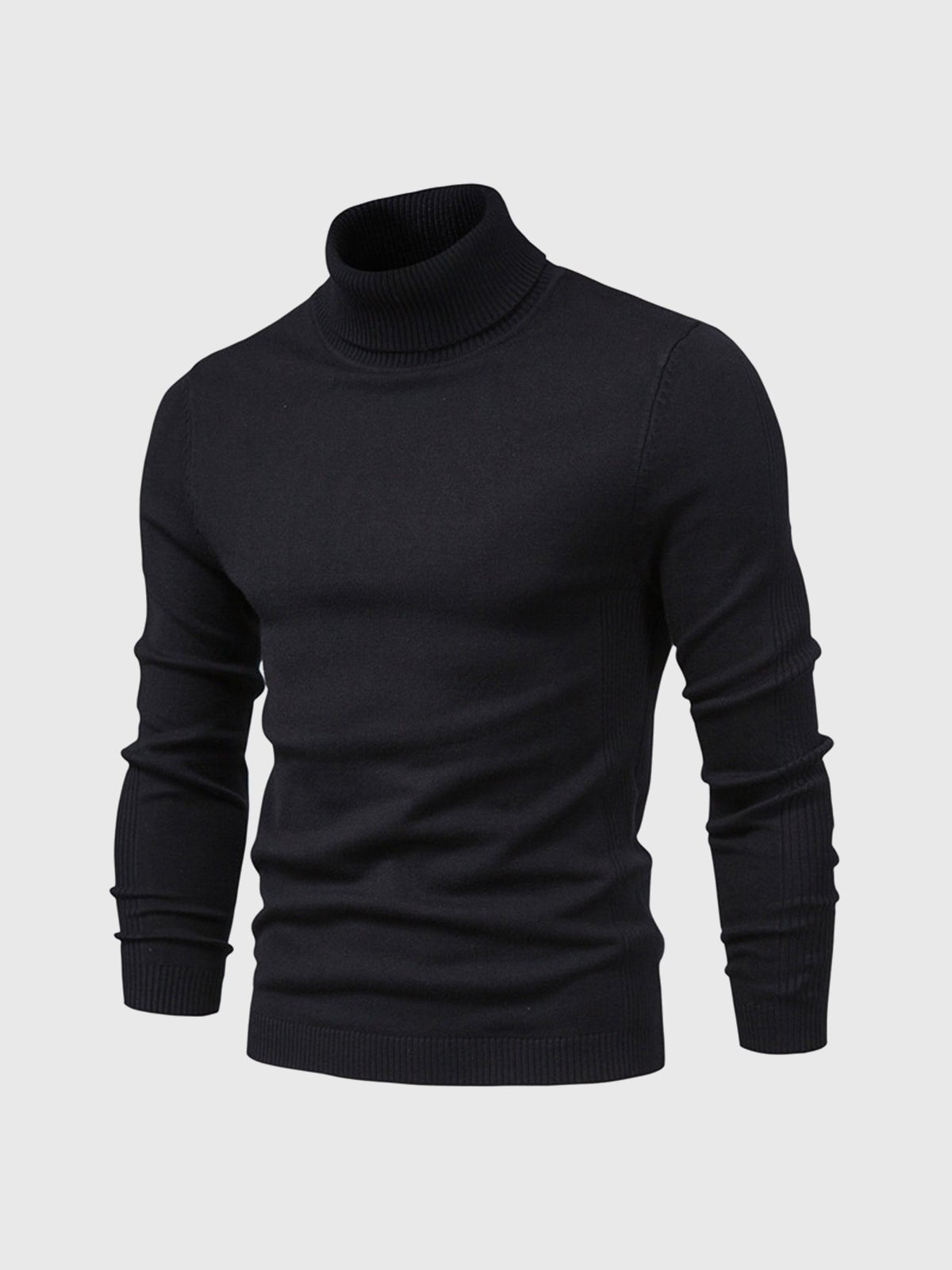 Heinrich - Elegant and Timeless Fine Knit Turtleneck Sweater for Stylish Comfort
