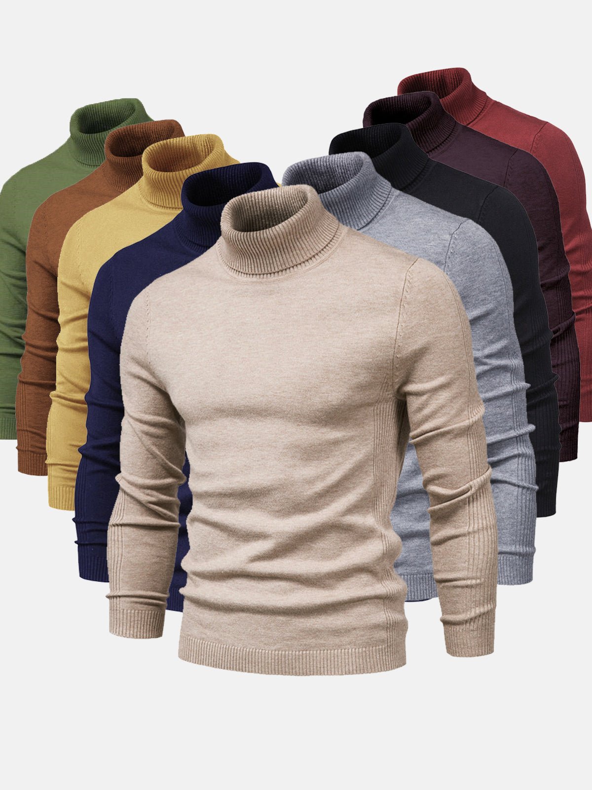 Heinrich - Elegant and Timeless Fine Knit Turtleneck Sweater for Stylish Comfort