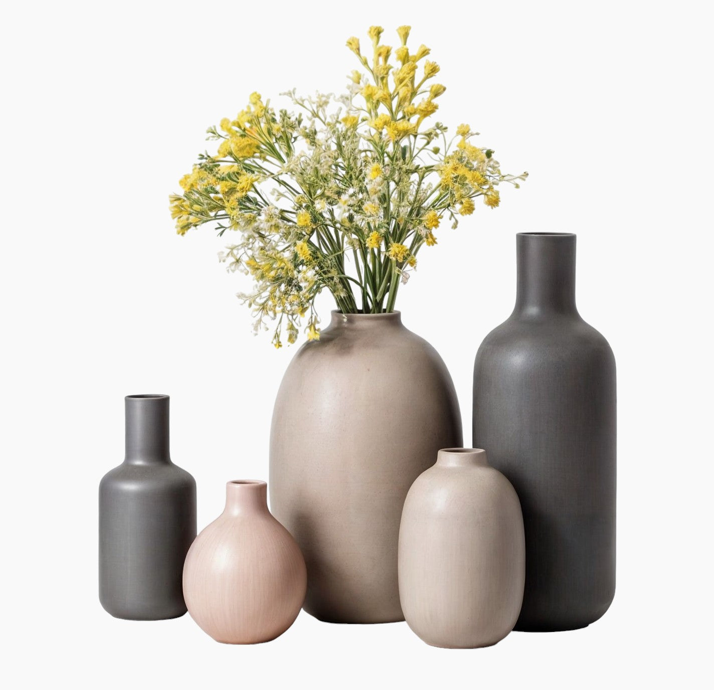 Modern Ceramic Vase Collection | Stylish and Colorful Elegance for Your Interior Decor