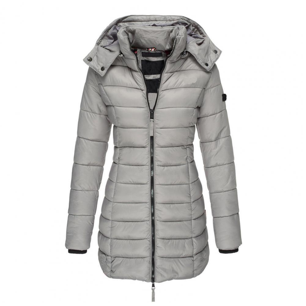 Special Thick and Warm Slim Fit Winter Coat with Hood for Women - Comfortable Fit - Belle Couture - Ideal for Cold Winter Days