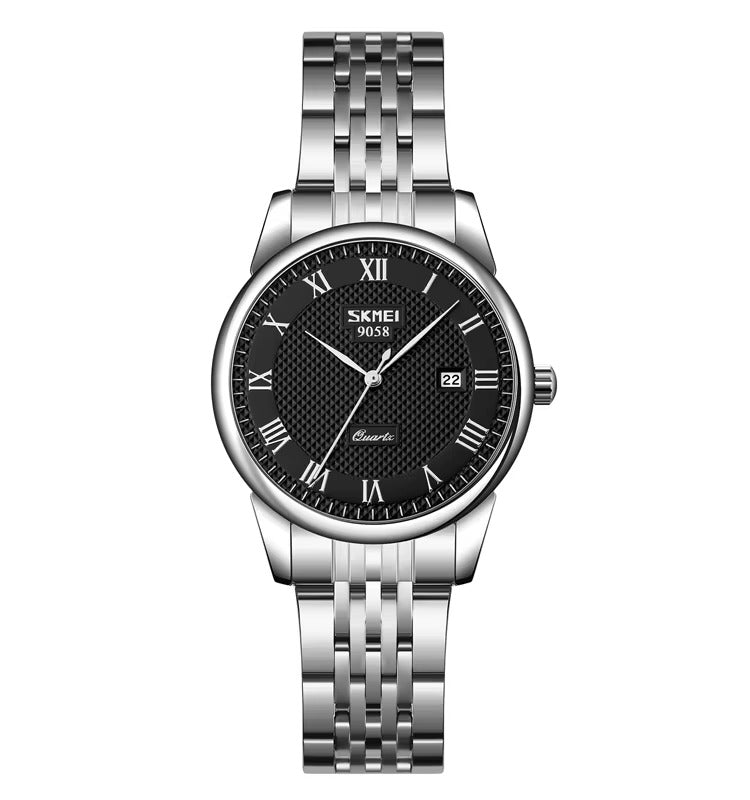 Couple's Watch Set Made of Elegant Leather – Stylish Connection in Timeless Beauty