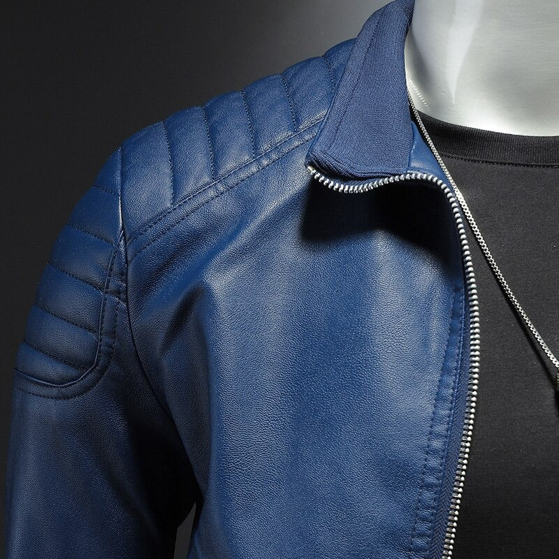 Jonas – Stylish smooth leather jacket with modern design for a trendy look