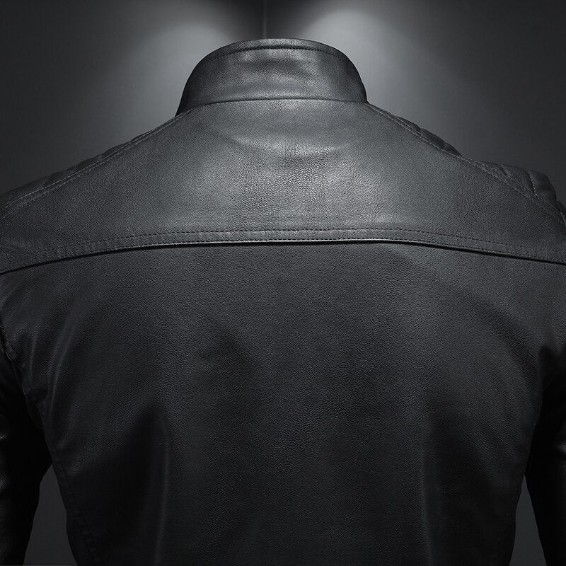 Jonas – Stylish smooth leather jacket with modern design for a trendy look