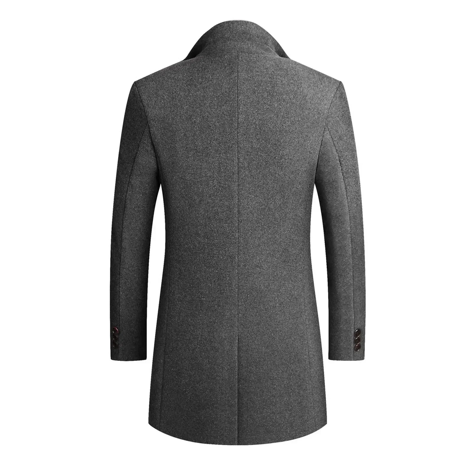 Jonas – Elegant fitted coat with stylish two-button closure