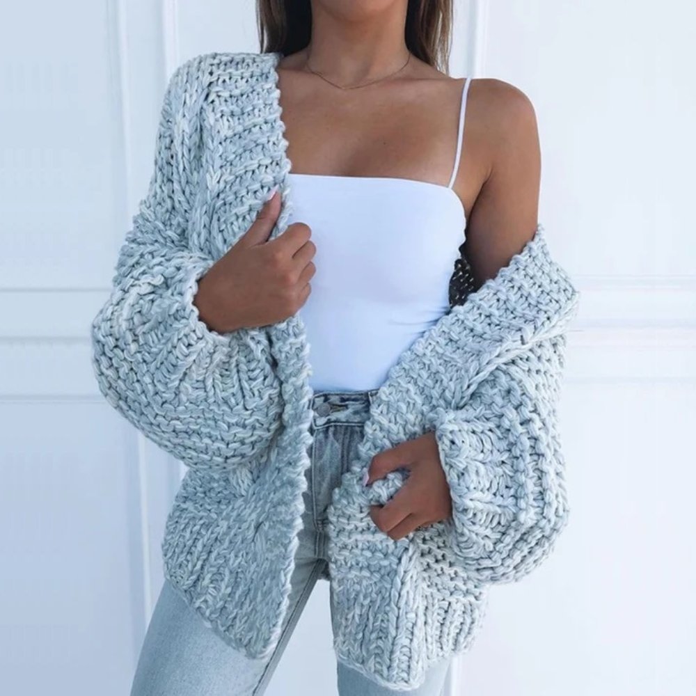 Eleanor - Oversized Chunky Knit Cozy Cardigan