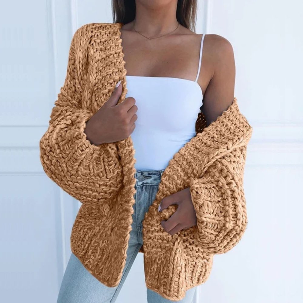 Eleanor - Oversized Chunky Knit Cozy Cardigan