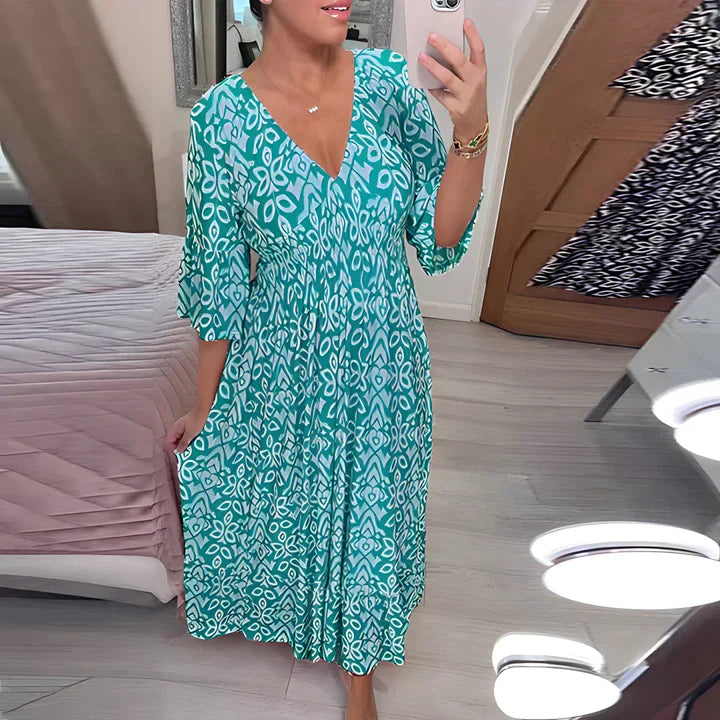 Frieda Airy V-Neck Summer Dress