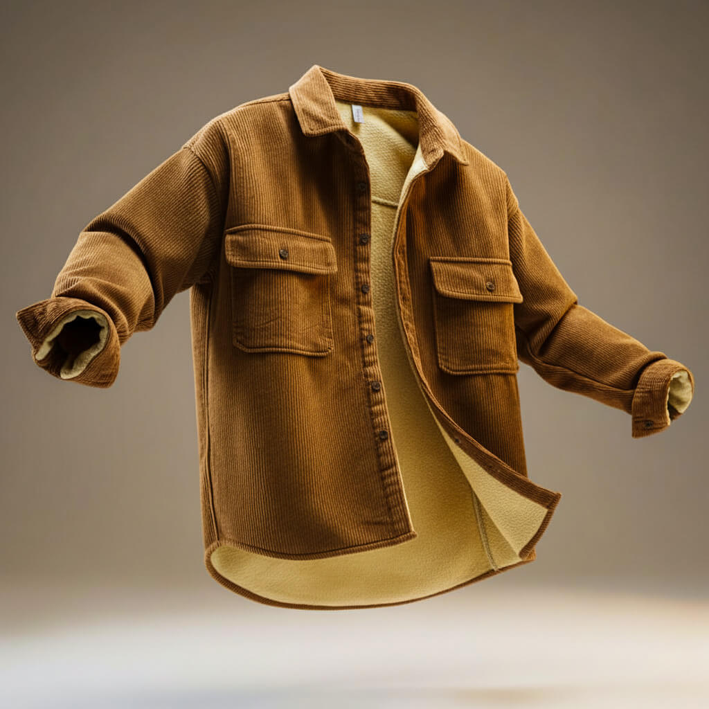 Hudson Prestige Corduroy Velvet Jacket – Elegance and Comfort Guaranteed