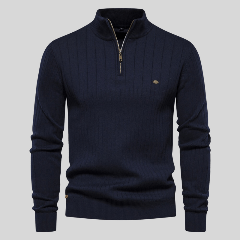 Leon - Stylish ribbed sweater with a relaxed fit for ultimate comfort