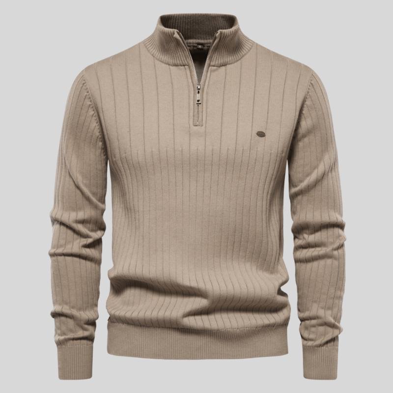 Leon - Stylish ribbed sweater with a relaxed fit for ultimate comfort