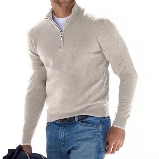Leon – Stylish Zip-Up Pullover for the Perfect Comfort