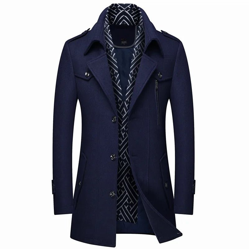 Hans – Stylish Mid-Length Winter Coat for Maximum Warmth and Comfort