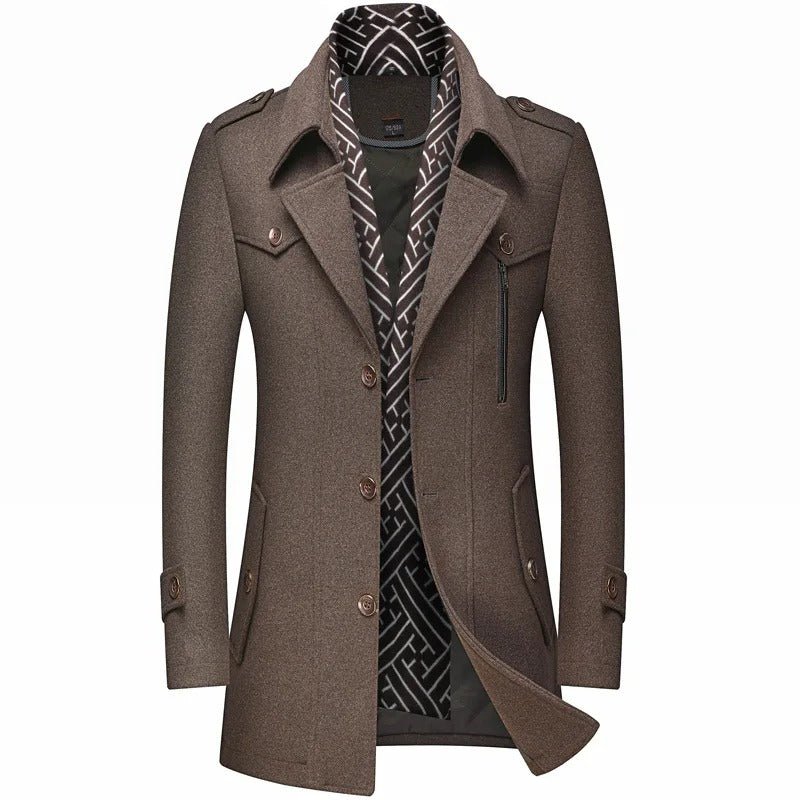 Hans – Stylish Mid-Length Winter Coat for Maximum Warmth and Comfort