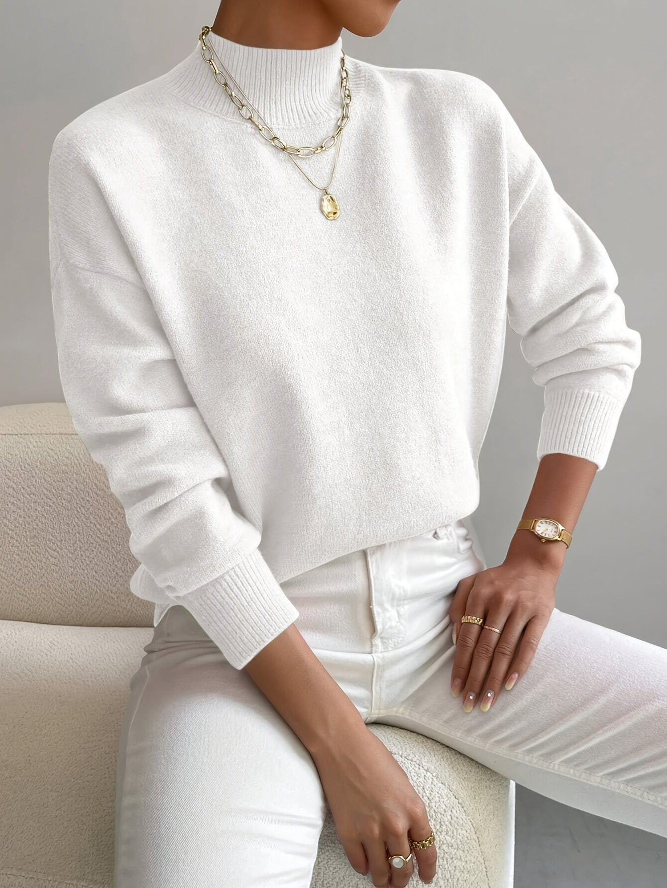 Marilena - Elegant Classic Turtleneck Sweater