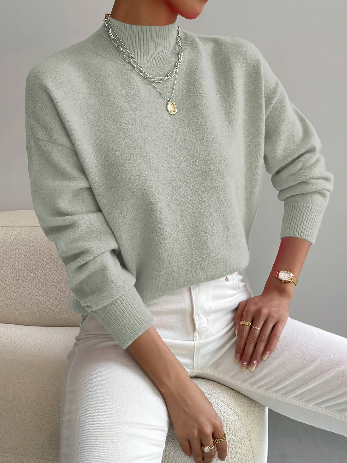 Marilena - Elegant Classic Turtleneck Sweater