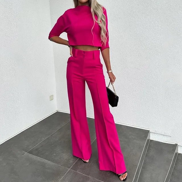 Kayla | Elegant Women's Coordinated Top and Trousers Set