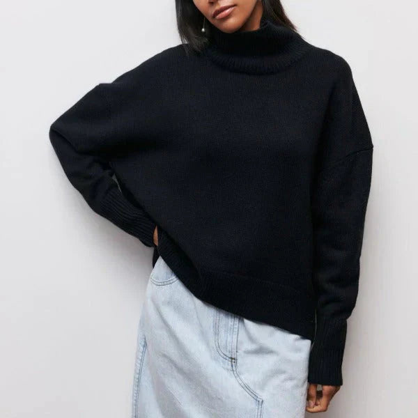 Amandine - Cozy and Stylish Oversized Turtleneck Sweater
