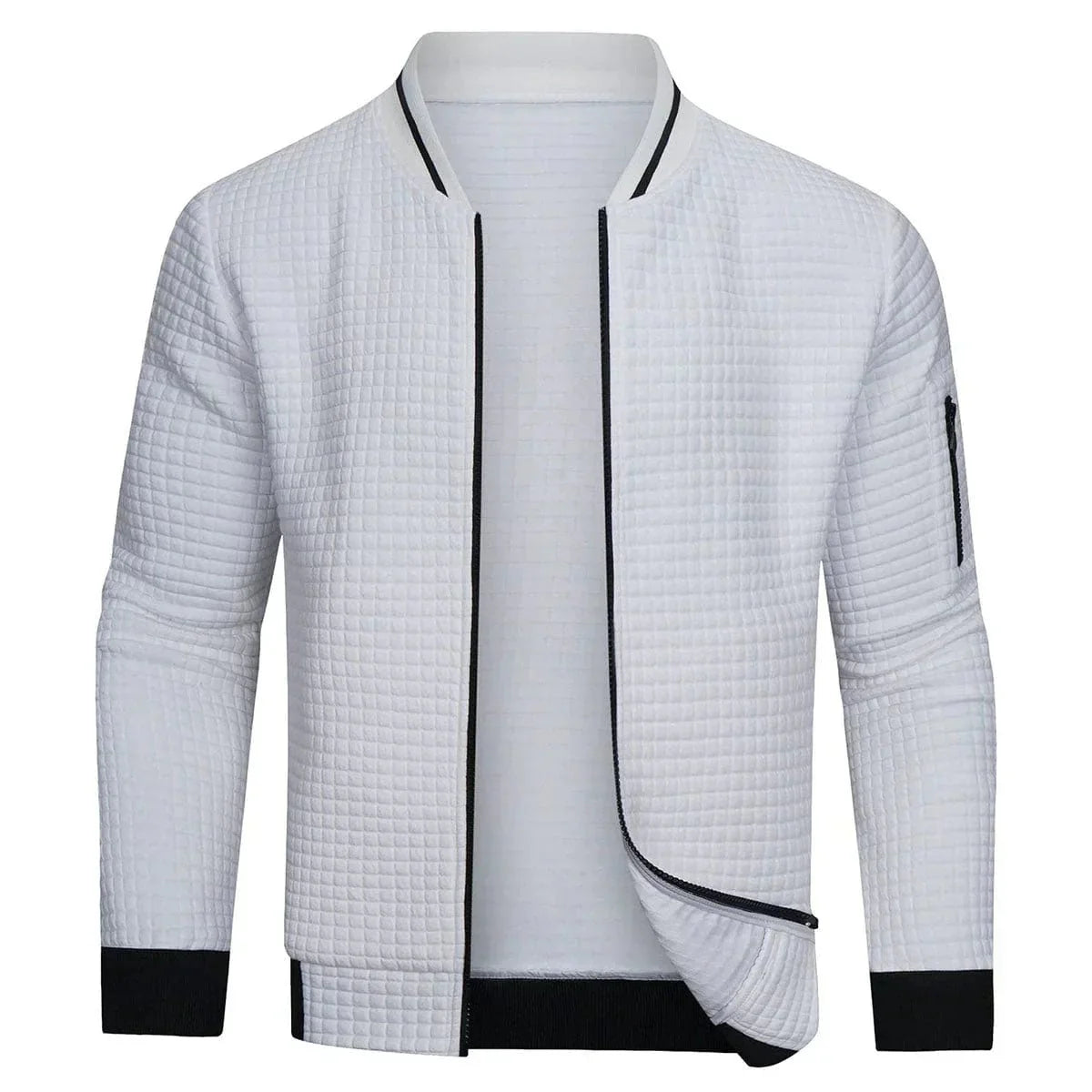 Pablo – Stylish Structured Cardigan with Practical Zipper