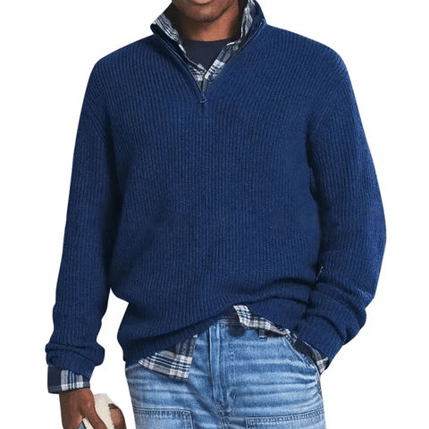 Pascal - Comfortable, soft round neck knitted sweater for every occasion