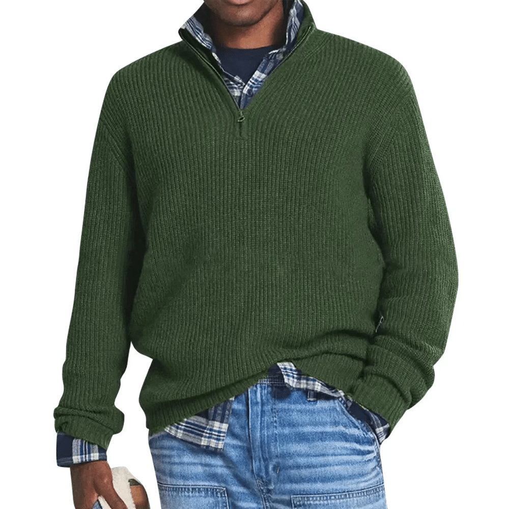 Pascal - Comfortable, soft round neck knitted sweater for every occasion