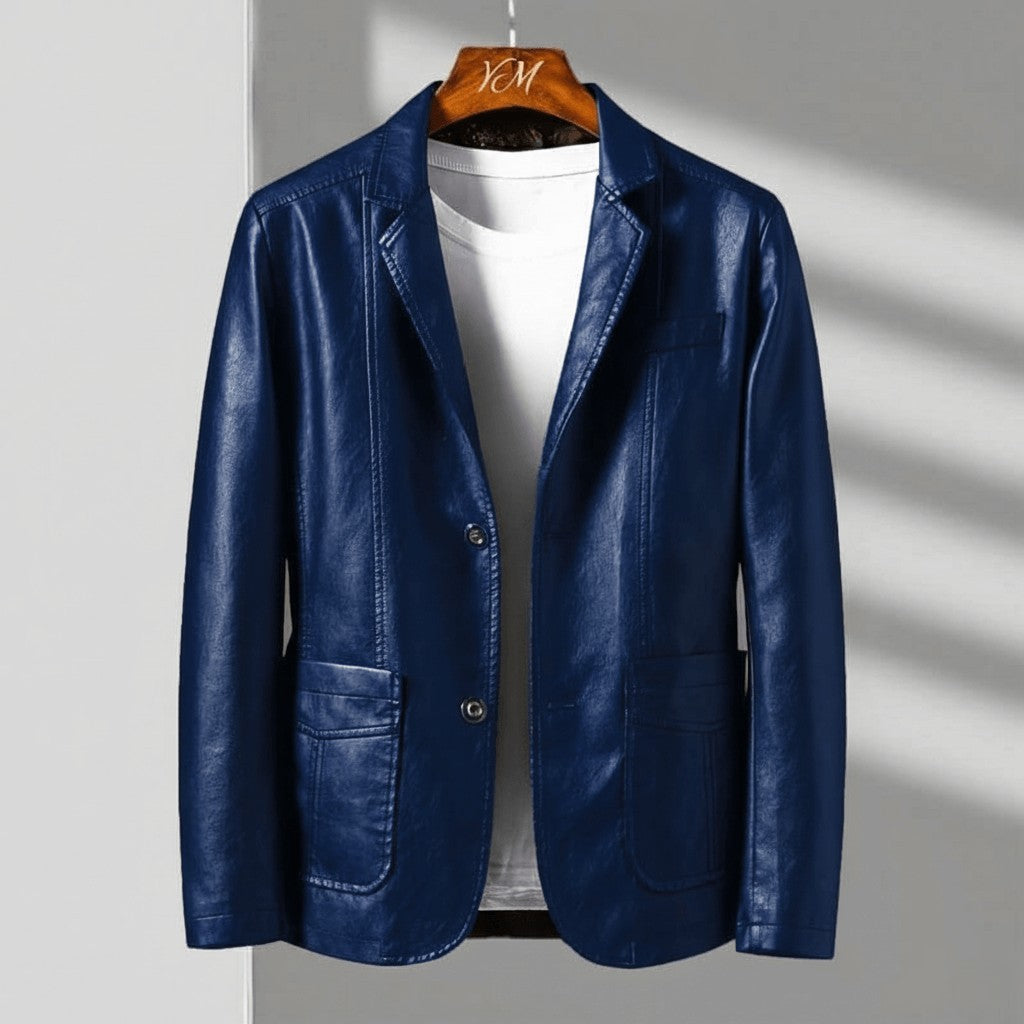 Alessandro Verdi Leather Jacket Timeless Elegance and Sophisticated Style