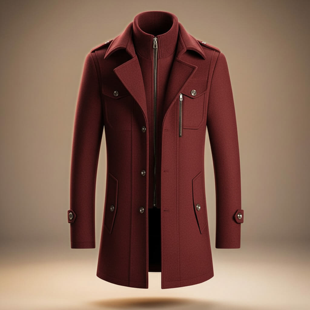 Marco Legacy Elegant Virgin Wool Coat