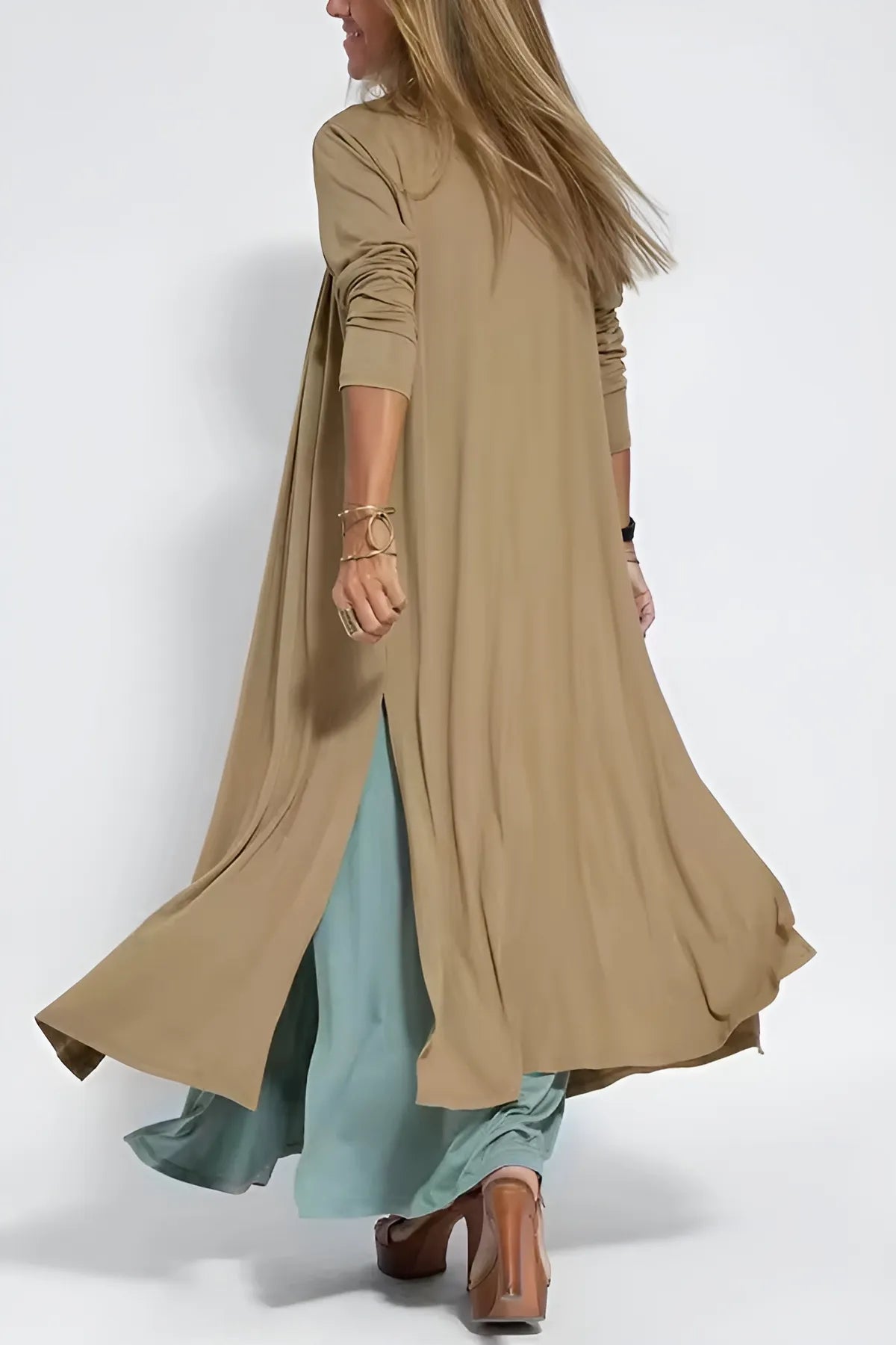 Carmela | Elegant Maxi Dress with Matching Cardigan