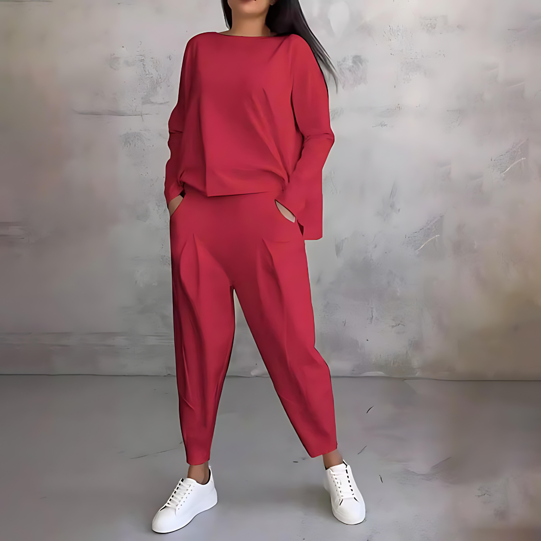 Maya | Women's Casual Loose Top and Pants Set for Stylish Comfort Occasions