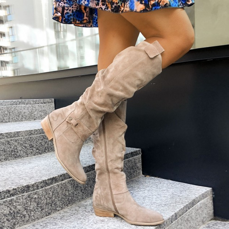 Chic Women's Knee-High Boots — Stylish, Comfortable, All-Season Wear