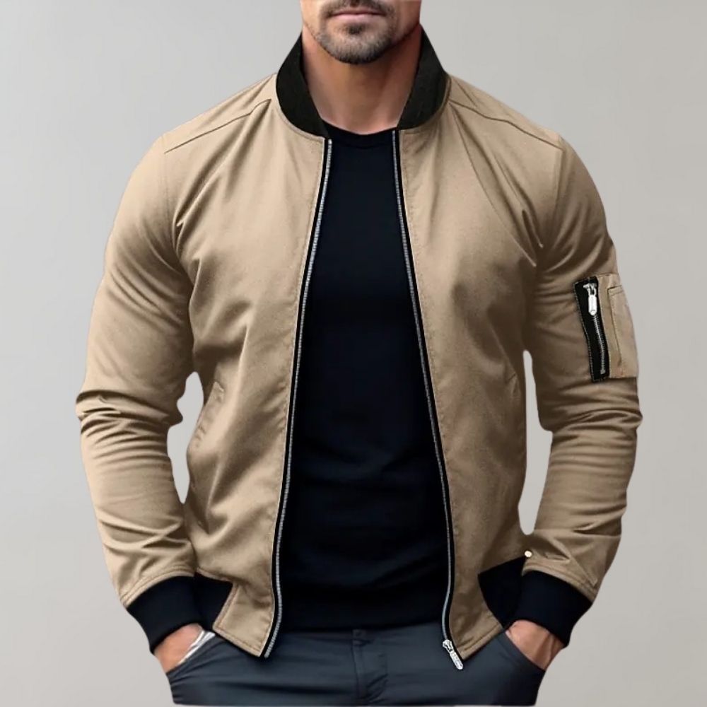 Severin – Lightweight Bomber Jacket for Trendy and Elegant Looks