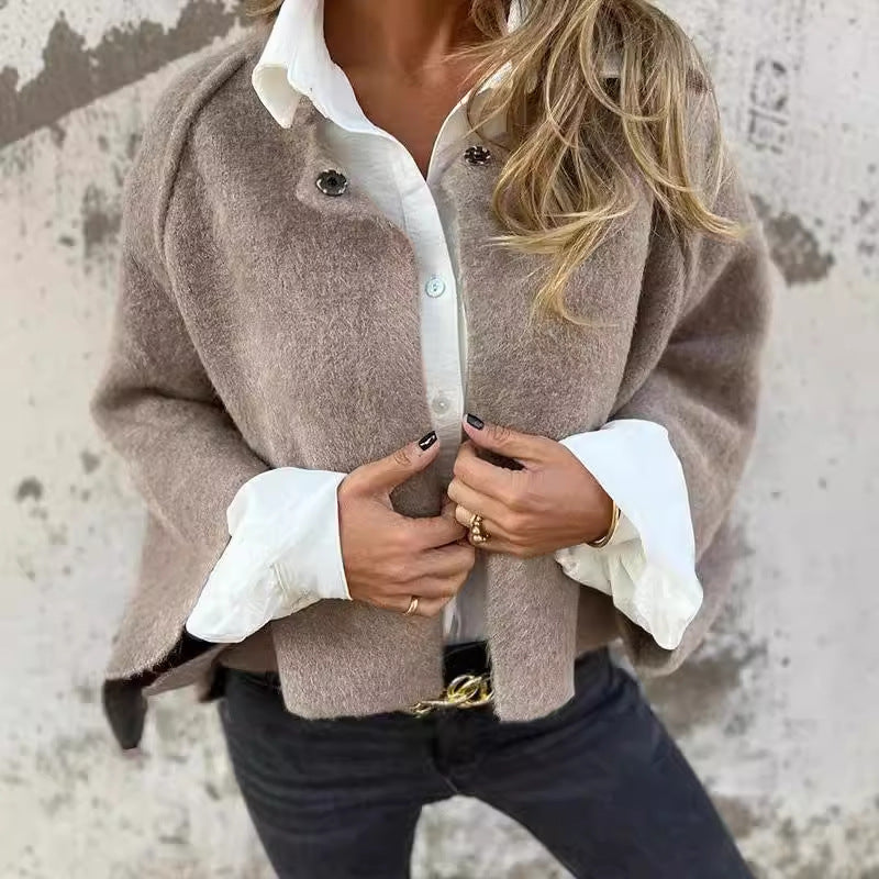 Ultra-Soft Women's Plush Long-Sleeve Cardigan