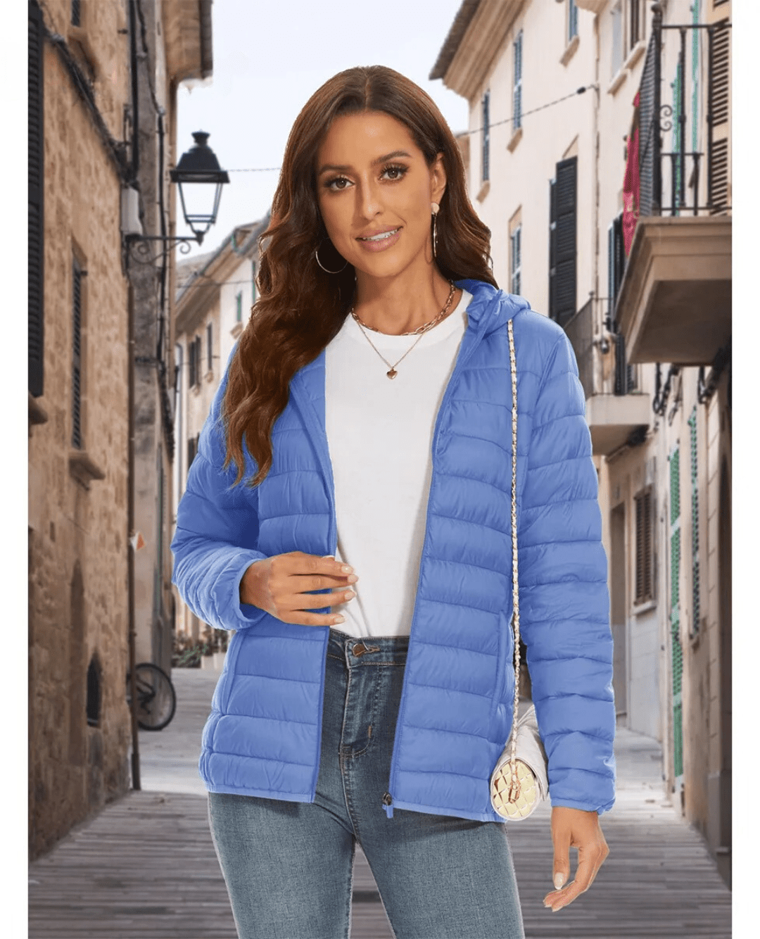 Susanne - Light, stylish quilted jacket with a practical hood for optimal comfort