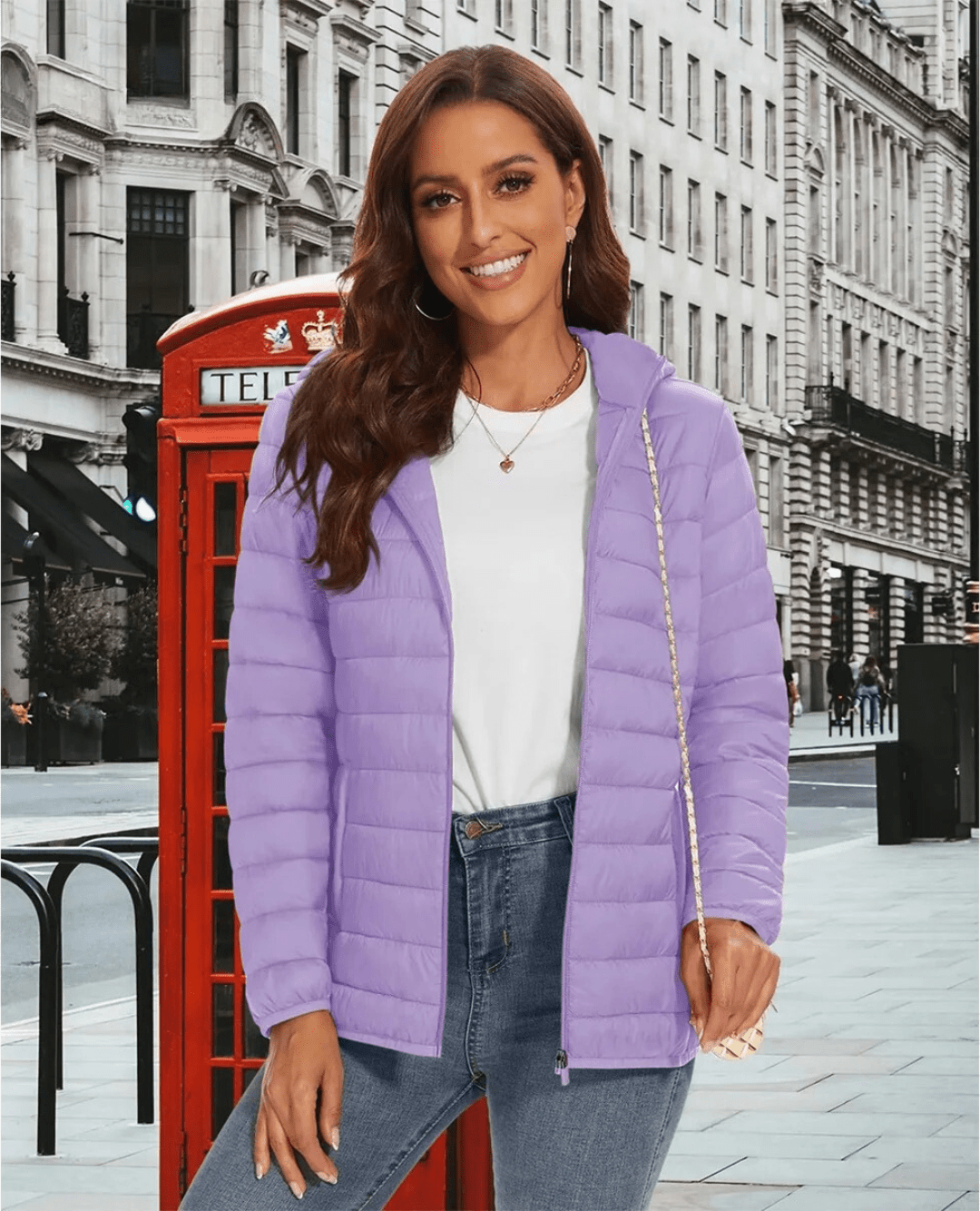 Susanne - Light, stylish quilted jacket with a practical hood for optimal comfort