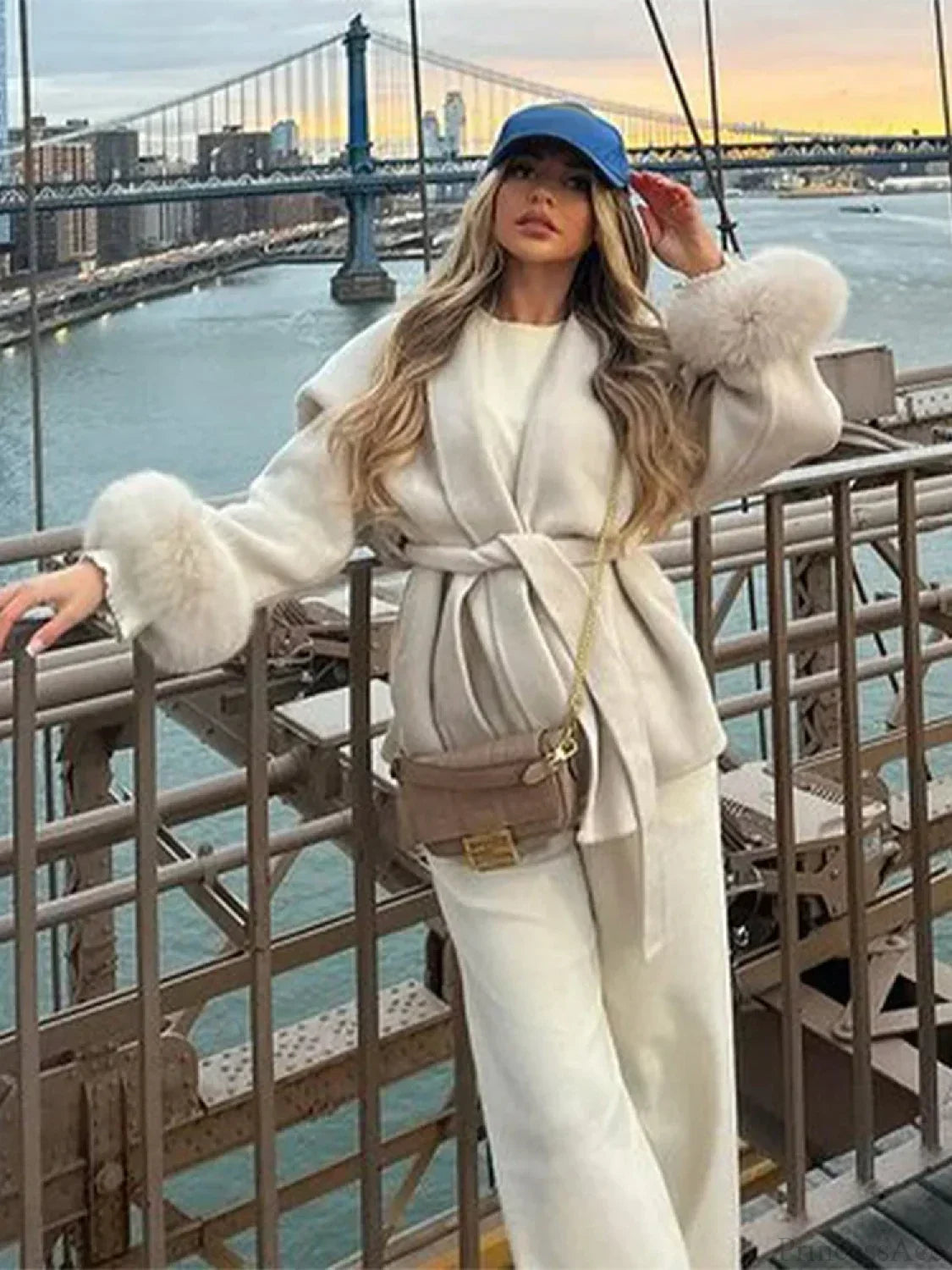 Casual Men's Double-Breasted Wool Coat with Thick Lining for Extra Warmth