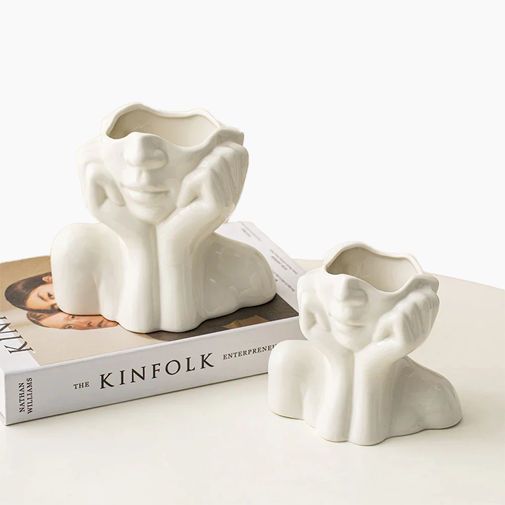 Unique and modern ceramic vases