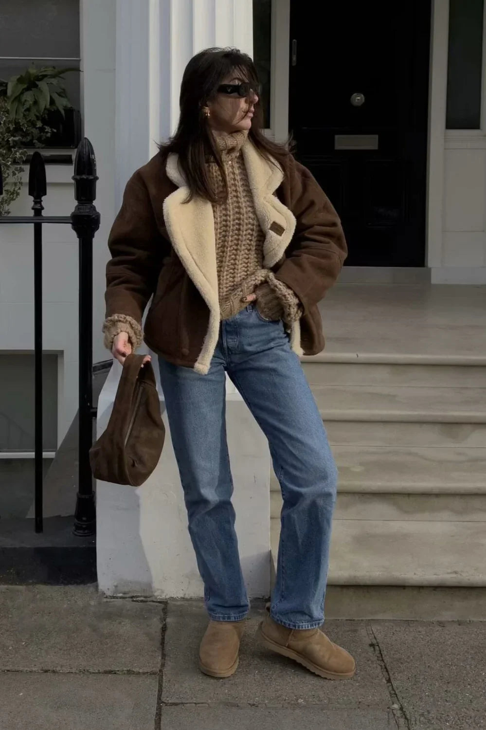 Soft Plush Vintage Jacket for a Comfortable Look