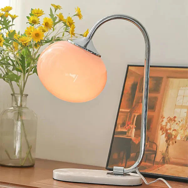Funny Marshmallow Metal and Glass Table Lamp for Stylish Lighting