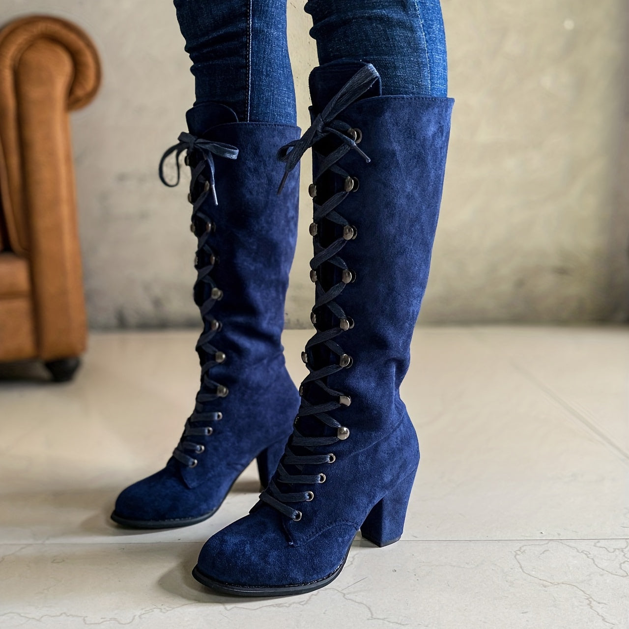 Lucia - Chic, Fashion-Forward Knee-High Boots
