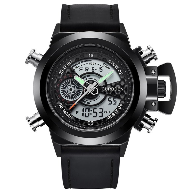 Double Time Zone Chronograph Watch – Elegant and Refined Functionality