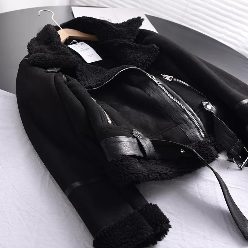 Nova Suede Winter Coat | Luxury & Warm Design for Elegant Winters