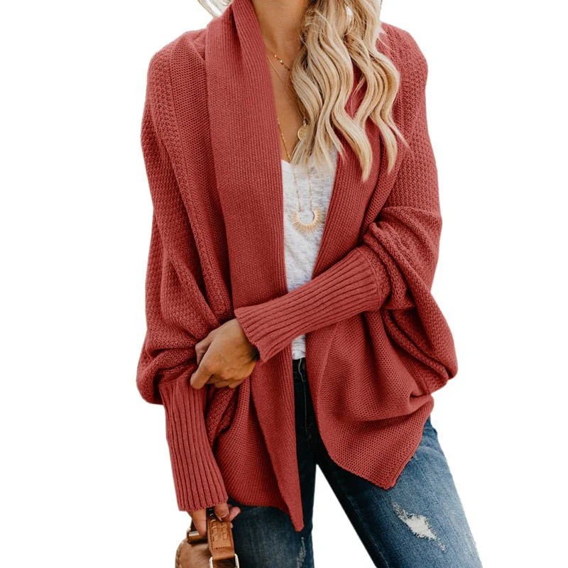 Women's Open-Front Knit Cardigan - Cozy, Lightweight Everyday Layer