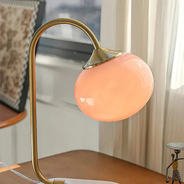 Funny Marshmallow Metal and Glass Table Lamp for Stylish Lighting