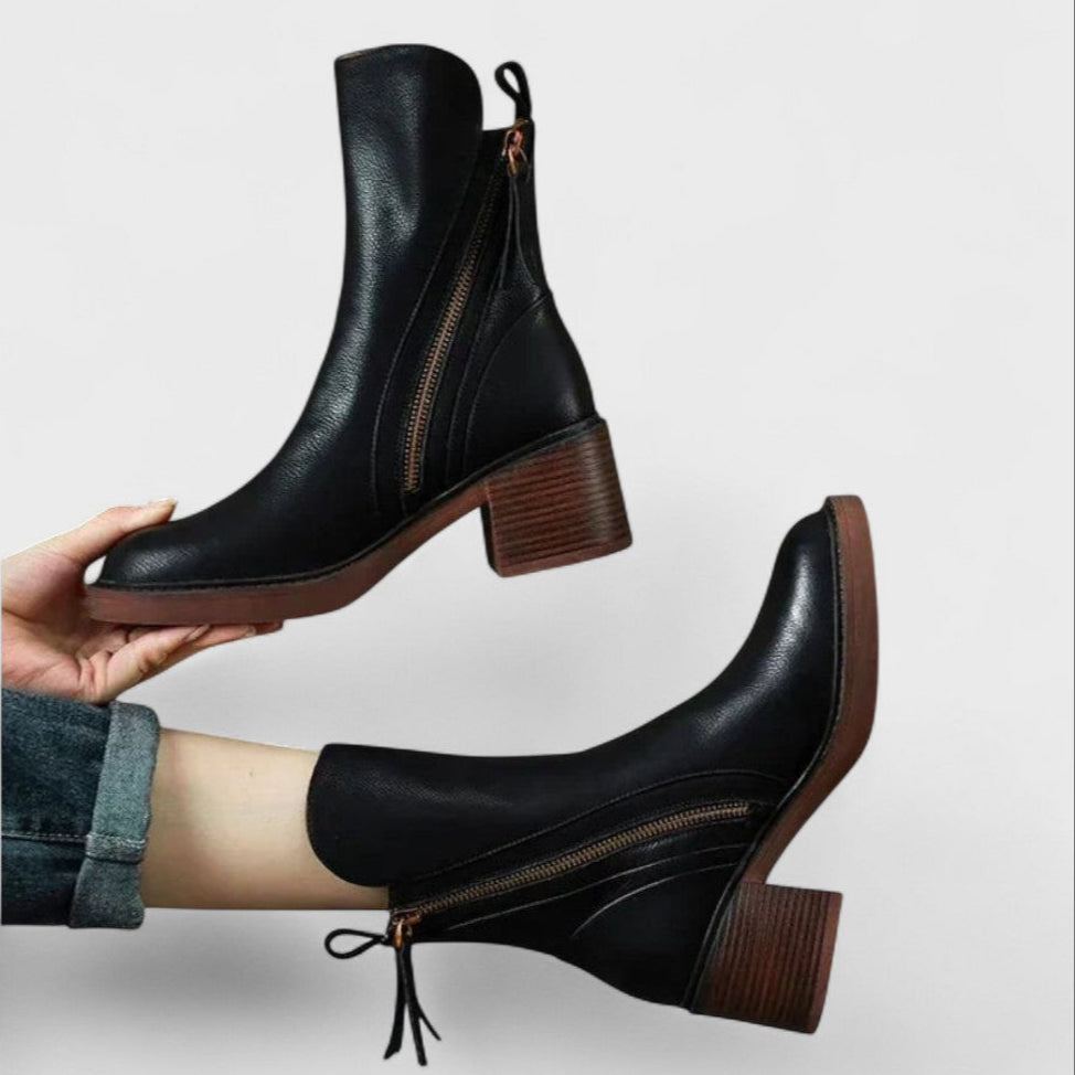 Leather genuine leather boots for an elegant and durable style