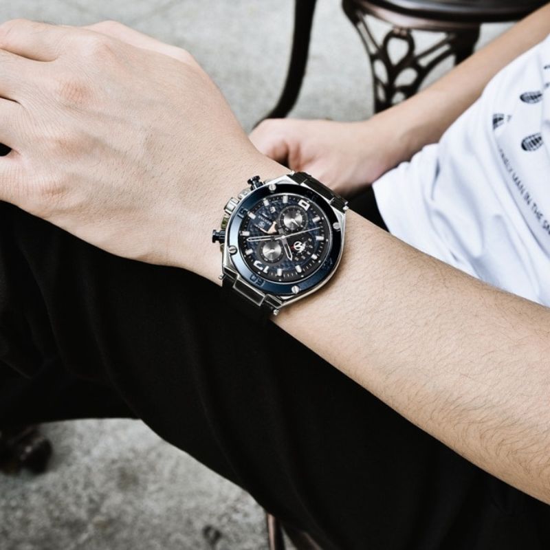 Multifunction Sports Chronograph Watch - Style and Precision Guaranteed