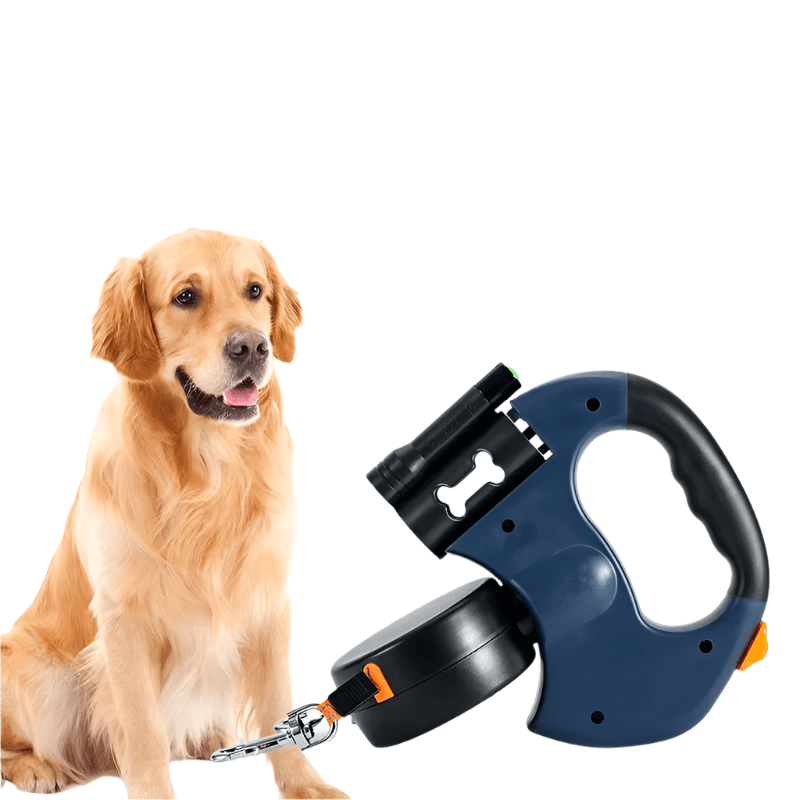 Double Dog Leash with LED Light - Strong up to 30kg for Safe and Stylish Outings