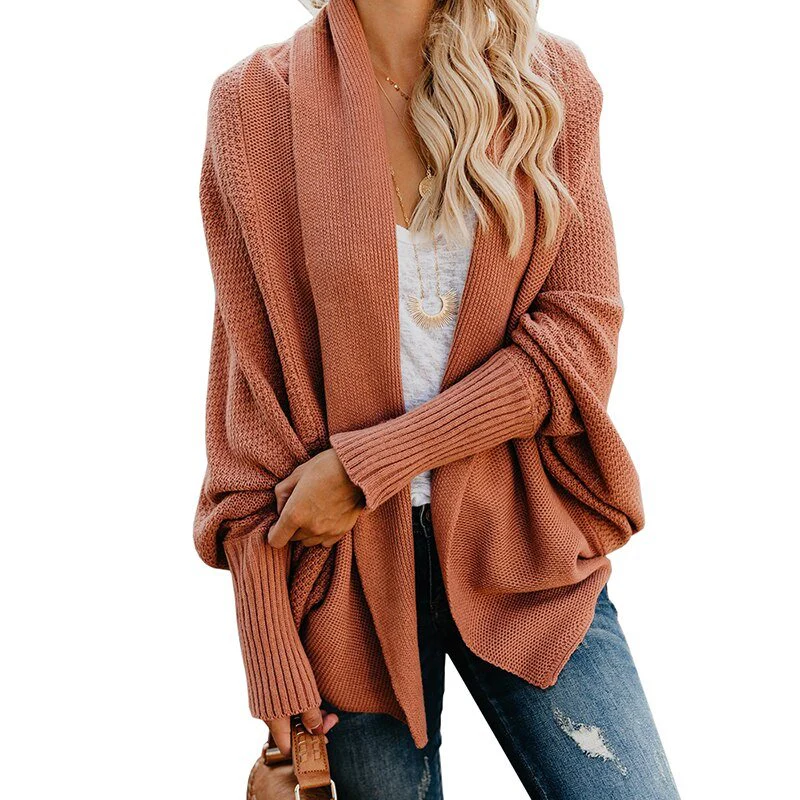 Women's Open-Front Knit Cardigan - Cozy, Lightweight Everyday Layer