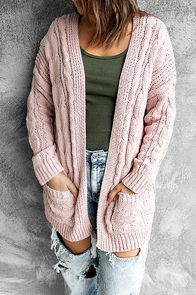 Xoe Casual Open-Front Cardigan - Effortless Everyday Layering