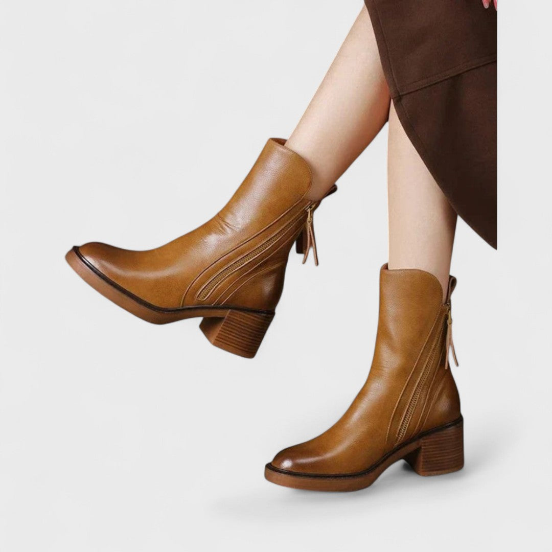 Leather genuine leather boots for an elegant and durable style